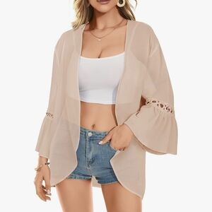 Chic Tan/Peach  Women's Topper.